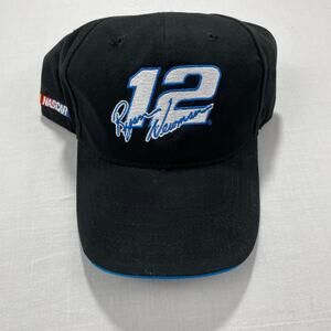 NASCAR Ryan Newman 12 Baseball Cap Black Blue OSFA